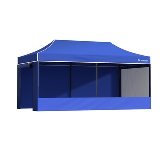 Dayang 6mx3m Blue Outdoor Pop Up Gazebo