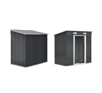 Boulder 194x182cm Tool Steel House SlidingDoor w/ Metal Base