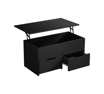 Derry Lift-Up Black Coffee Table