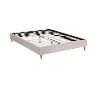 Dijon Beige Queen Bed Base