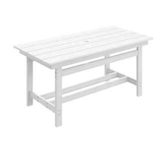 Dio 6-Seater White Outdoor Dining Set
