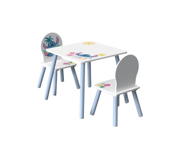 Disney Stitch Table and 2 Chair Set White/Multi
