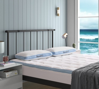 DM 800GSM Memory Fibre Mattress Topper Super King