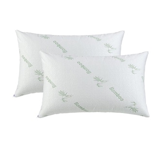 DM 2pk Bamboo Knitted Waterproof Pillow Protector 48x73cm