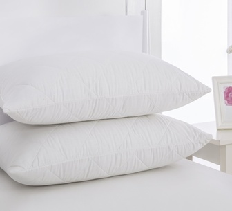 DM Natural Wool Quilted Pillow Protector Standard