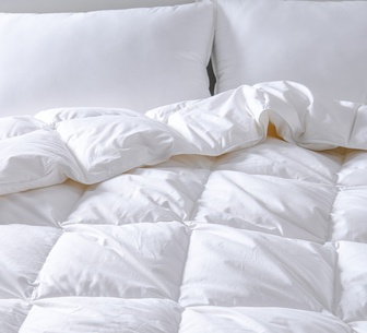 DM 100% Goose Down Fibre Quilt Single