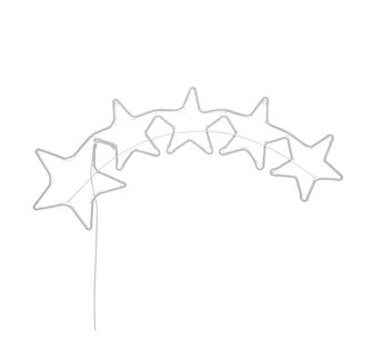 Holly Jolly 125cm LED Christmas Outdoor Rope Light Multi
