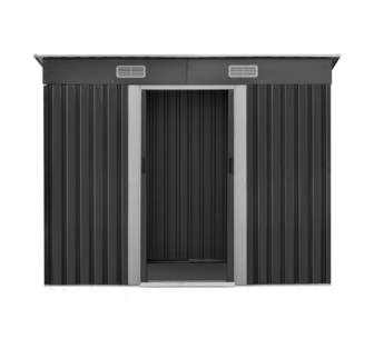 Boulder 238x182cm Tool Metal Sliding Door Outdoor Storage