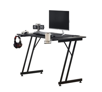 Dracken 120cm Black Z-shaped Gaming Desk