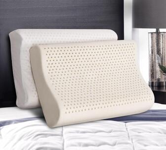 Drezzia Twin Pack Beige Latex Pillow