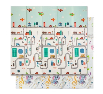 Dumah Waterproof Plane Kids Mat Multi