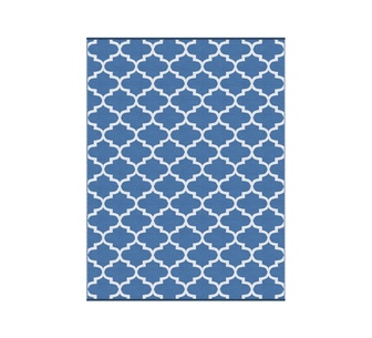 Echelon 274x366cm Blue Reversible Outdoor Rug