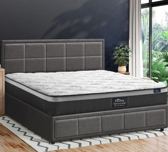 Elaine Double Gas Lift Bed Frame & Mattress Bundle