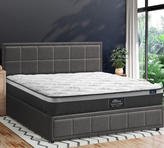 Elaine King Gas Lift Bed Frame & Mattress Bundle