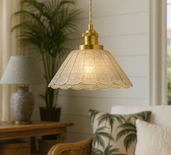 Elenor Champagne Pendant Light