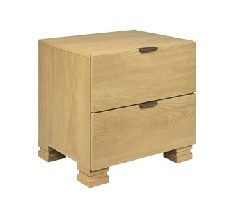 Elfa Oak Bedside Table