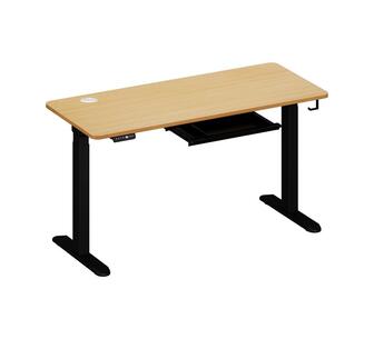 Elirae Standing Desk Black/Oak