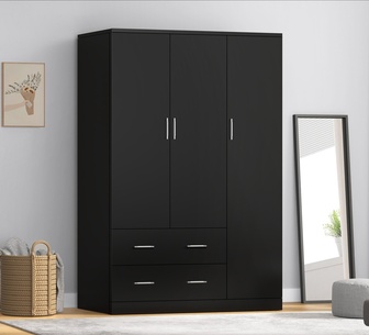 Eliro Black Wardrobe