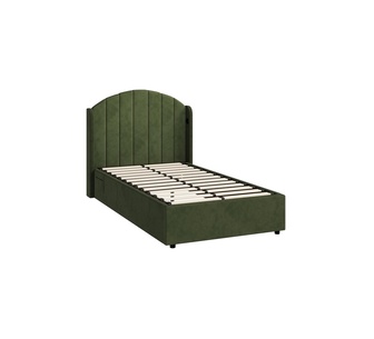 Ellora King Single Green Gas Lift Bed Frame with USB