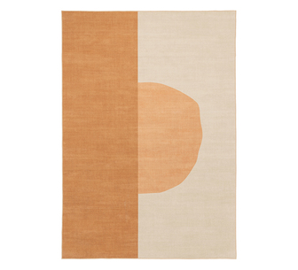 Ellada Rust Orange/Cream Washable Rug 290x200cm