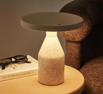 Elona 24cm Beige LED Table Lamp
