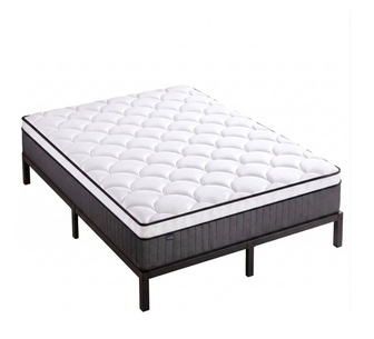 Elva Black Bed Base & Arla Queen Mattress Package