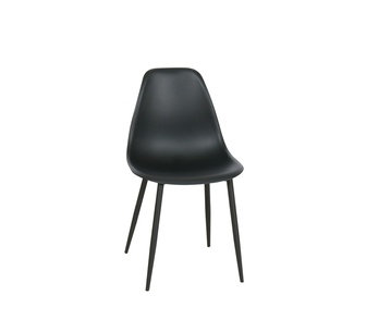 Set of 6 Elysa Black Dining Chairs