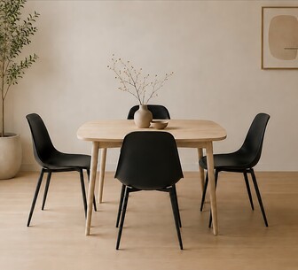 Elysa & Karmina 4 Seater Dining Set