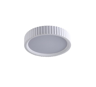 Elystra Large White LED Plaster Ceiling Light