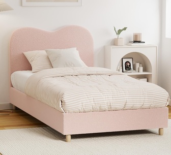 Emelia King Single Bed Pink