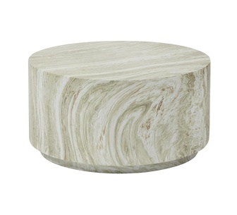 Endra Round Green Coffee Table