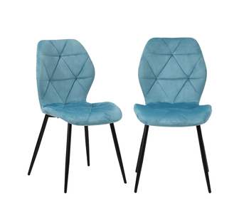 Set of 2 Erich Dining Chair Blue
