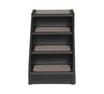 Erine Black Foldable Pet Stairs