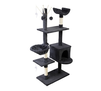 Errol 140cm Grey Cat Tree