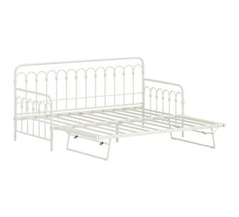 Ettie Metal Daybed w/trundle Single Beige