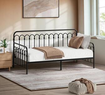 Ettie Metal Daybed Single Black
