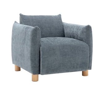 Eyme 1 Seater Blue Armchair