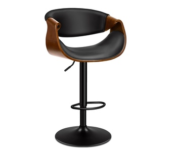 Set of 2 Farnaiza Black Bar Stools