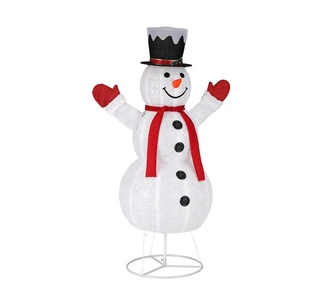 Holly Jolly 175cm LED Snowman Fairy Lights White