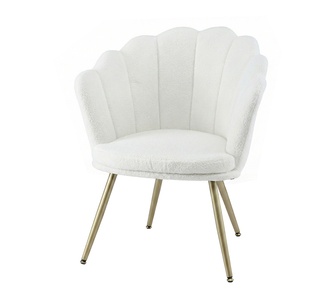 Fawn White Accent Chair