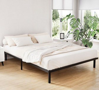 Fire Queen Black Metal Bed Base