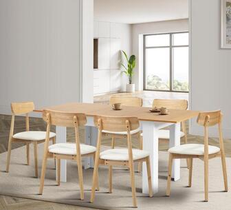 Fisher 6 Seater Dining Table & Chair Set