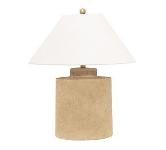Flamora Taupe Table Lamp