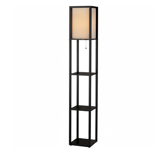 FormaFlux 3 Tier Black Vintage LED Floor Lamp