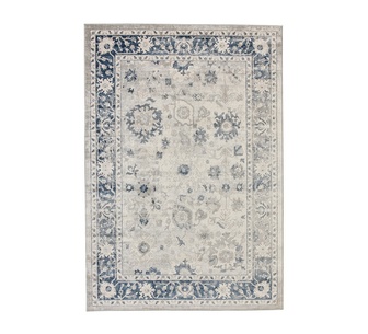 Fynora 296x400cm Navy White Distressed Rectangle Rug