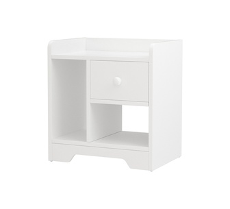 Gaile White Bedside Table