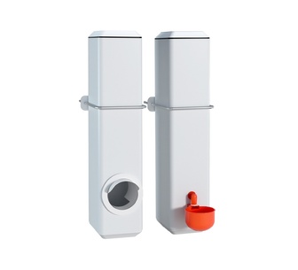 Gardela White Automatic Chicken Water Dispenser