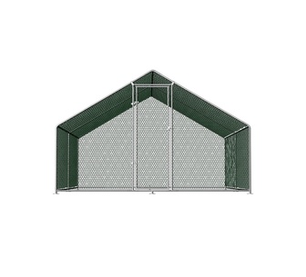Garcia Small Silver Metal Pet Enclosure