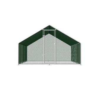 Garcia Medium Silver Metal Pet Enclosure