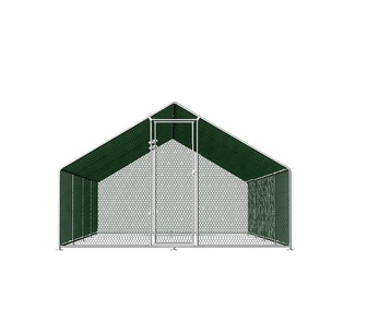 Garcia Large Silver Metal Pet Enclosure